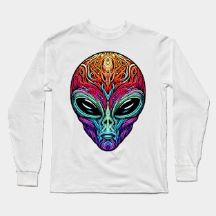 Neon Alien Vibes Long Sleeve T-Shirt